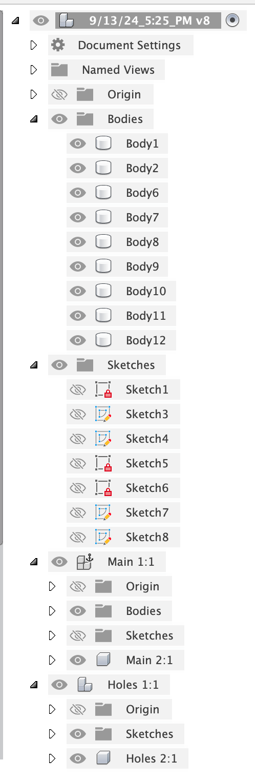 parts list